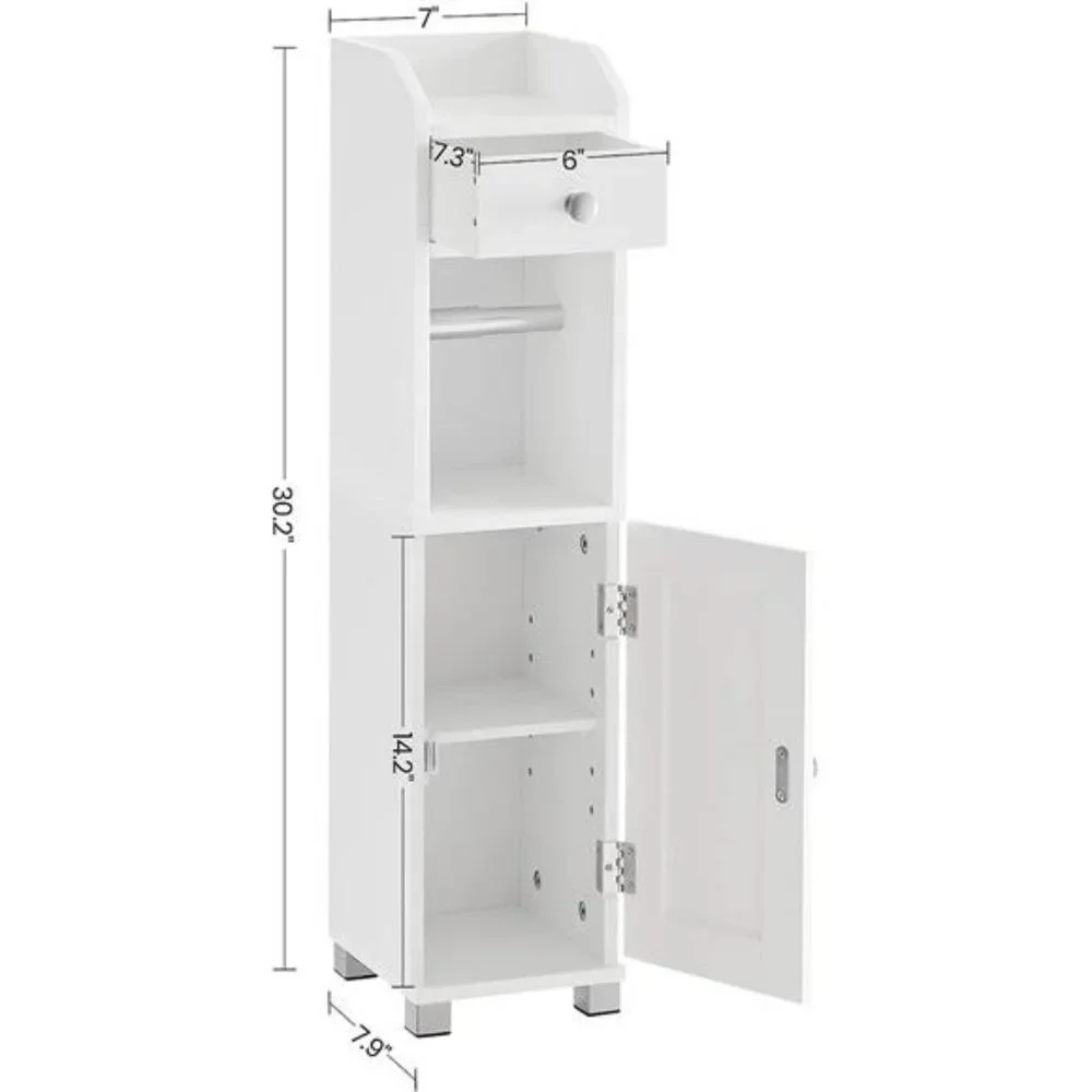 Bathroom Organizer Bamboo Shelf Over The Toilet Storage Cabinet